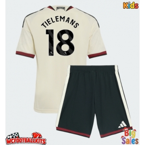 Manchester United Youri Tielemans #18 Replica Third Stadium Kit for Kids 2026-27 Short Sleeve (+ pants)
